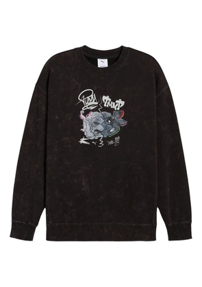 PUMA graphic crew T-shirt - Black