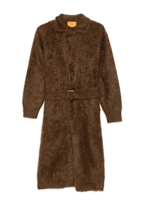 Guest In Residence belted buttoned coat - Brown