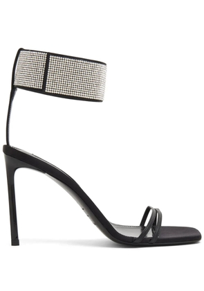 Sergio Rossi SR Paris rhinestone-embellished sandals - Black