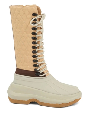 Kenzo x Hunter quilted-pattern boots - Neutrals