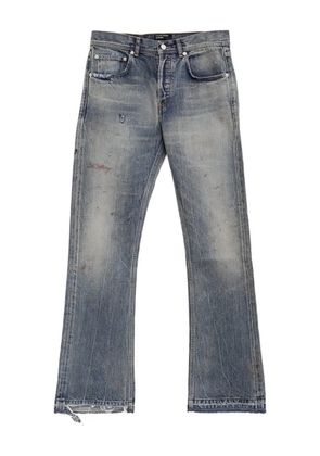 Enfants Riches Déprimés Elvis Texas Flare distressed jeans - Blue