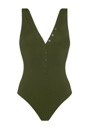 ERES Icône V-neck swimsuit - Green