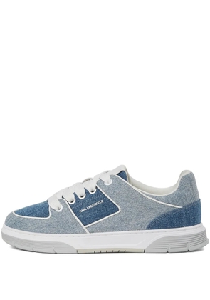 Karl Lagerfeld Jeans Kourtney denim panelled sneakers - Blue
