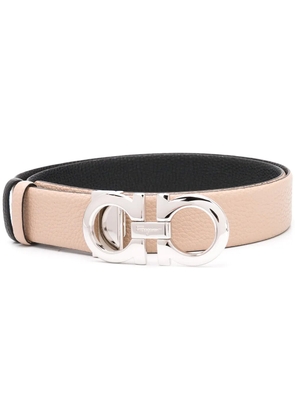 Ferragamo Gancini buckled belt - Neutrals