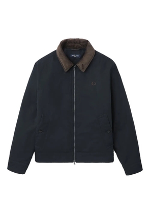 Fred Perry corduroy-collar jacket - Blue