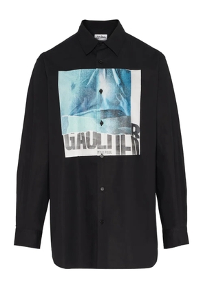 Jean Paul Gaultier Water graphic-print shirt - Black