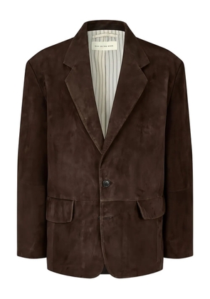 Man On The Boon. suede blazer - Brown