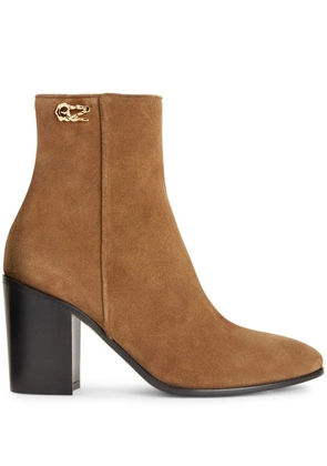 Giuseppe Zanotti 80mm Enriette ankle boots - Brown