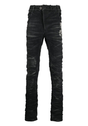 Boris Bidjan Saberi distressed skinny jeans - Black