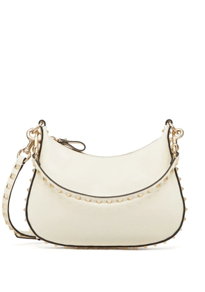 Valentino Garavani small Rockstud Hobo bag - White