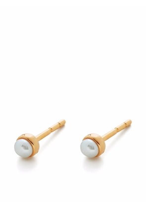 Monica Vinader Mini-pearl stud earrings - Gold