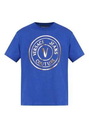 Versace Jeans Couture logo-print T-shirt - Blue