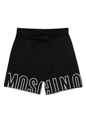 Moschino logo-print shorts - Black