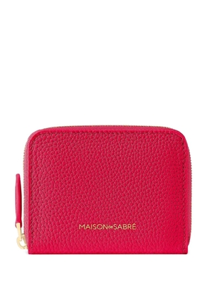 MAISON de SABRÉ zipped leather wallet - Pink