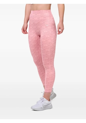 SQUATWOLF geometric-graphic pocket leggings - Pink