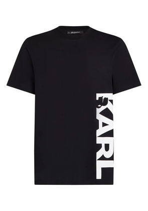 Karl Lagerfeld logo-print T-shirt - Black