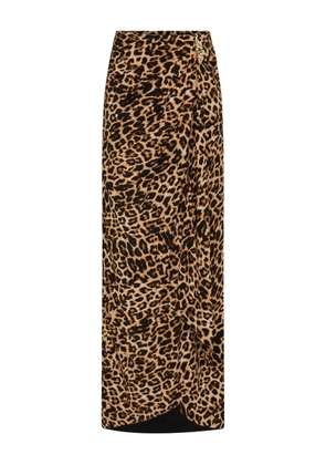 Rebecca Vallance Namir draped skirt - Brown