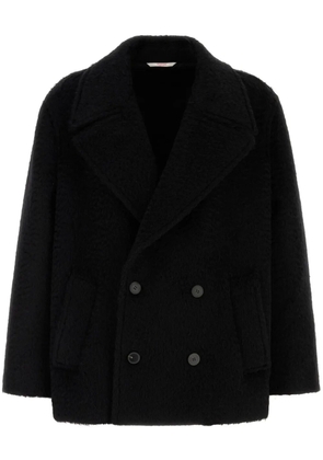 Valentino Garavani double breasted long sleeve jacket - Black