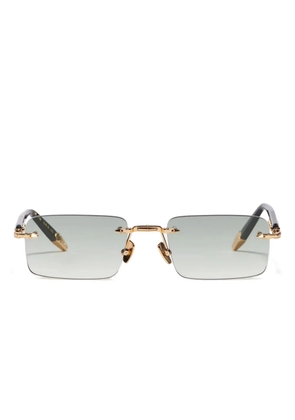 John Dalia R01 square-frame sunglasses - Gold