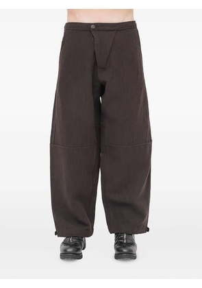 Jan Jan Van Essche corduroy elasticated trousers - Brown