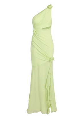 Cinq A Sept Kaleb one-shoulder gown - Green