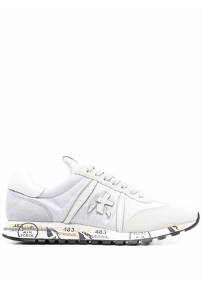 Premiata panelled low-top sneakers - White