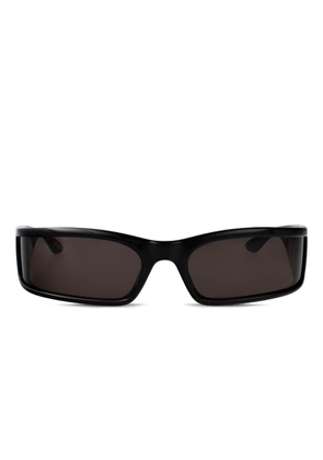 Balenciaga Eyewear logo rectangle-frame sunglasses - Black