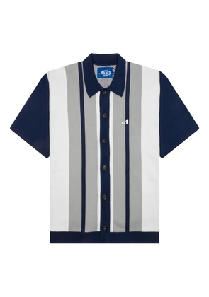 Awake NY knit camp-collar shirt - Blue