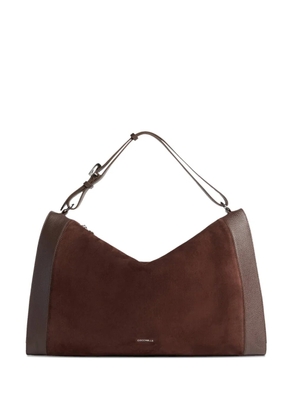 Coccinelle Elinor zip-up shoulder bag - Brown