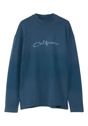 ERL California long-sleeve T-shirt - Blue