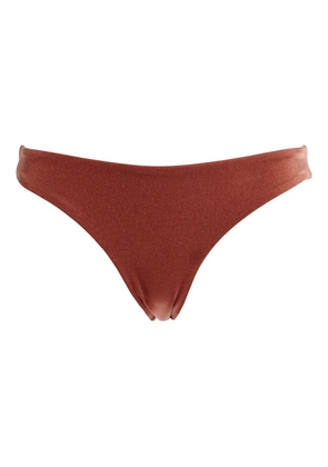 Agua Bendita quilted tie-detail bikini - Brown