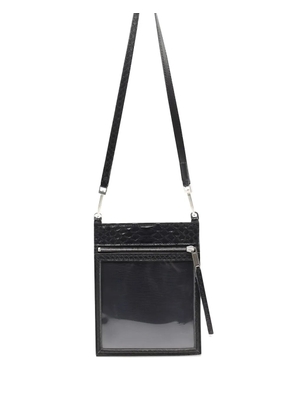 Rick Owens zip shoulder bag - Black