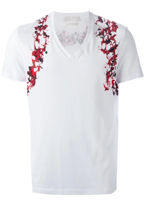 Alexander McQueen marbled print T-shirt - White