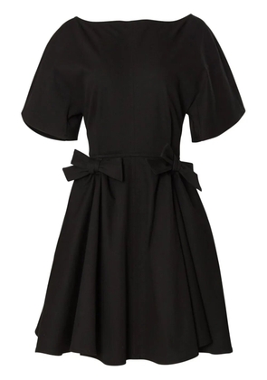 Carolina Herrera bow-detail V-back dress - Black