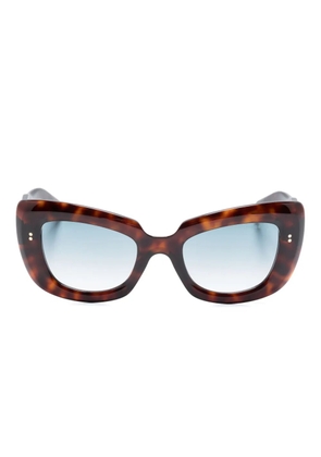 Cutler & Gross 9797 cat-eye sunglasses - Brown