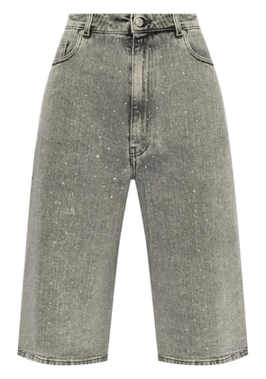 Fabiana Filippi high-waisted bermuda shorts - Grey