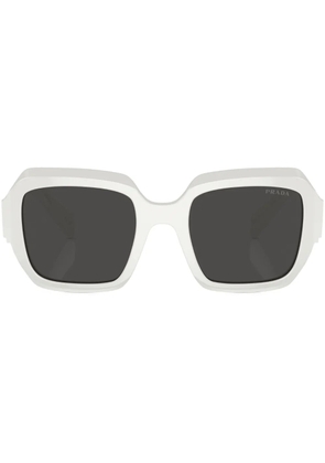 Prada Eyewear oversize-frame sunglasses - White