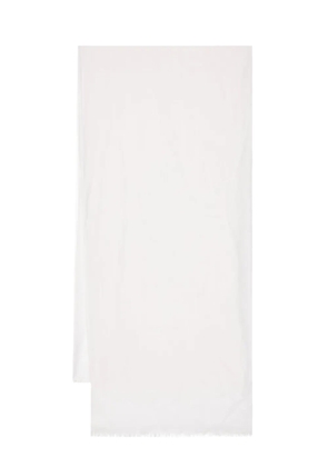 N.Peal frayed pashmina shawl - Neutrals