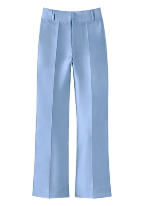 DESTREE Yoshi pressed-crease trousers - Blue