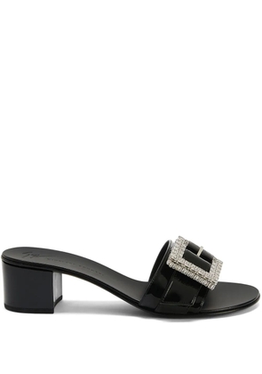 Giuseppe Zanotti 40mm Miss Buckle sandals - Black