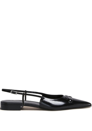 Marni pointed-toe slingback sandals - Black