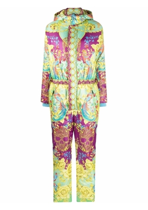 Philipp Plein New Baroque ski jumpsuit - Yellow