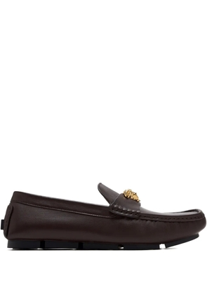 Versace Medusa loafers - Brown