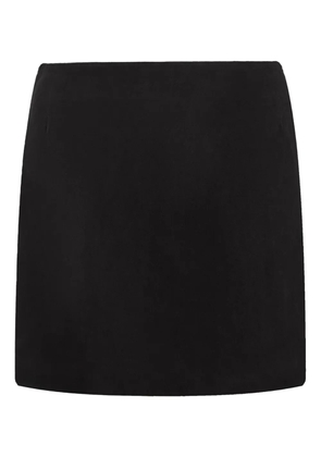 12 STOREEZ suede mini skirt - Black