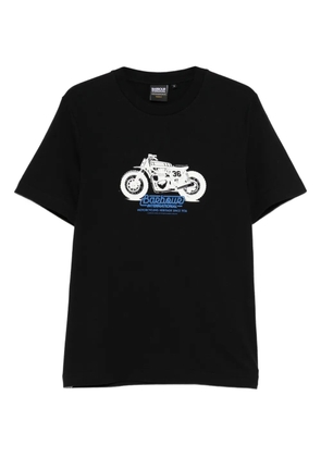 Barbour International motorcycle-print T-shirt - Black