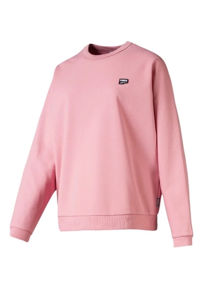 PUMA Dowtown embossed crew-neck sweatshirt - Pink