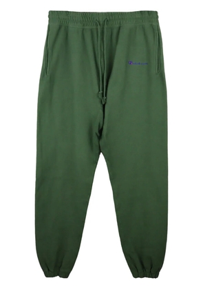 SAINT MXXXXXX logo-embroidered drawstring track pants - Green