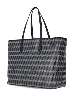 Au Départ No.55 geometric tote bag - Black