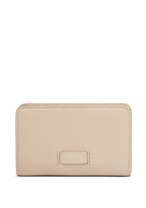 Lancel Ninon leather compact wallet - Neutrals