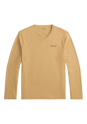 Polo Ralph Lauren long-sleeved crew-sleep pajamas top - Neutrals